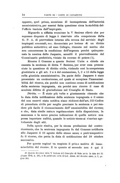 La giustizia amministrativa raccolta di decisioni e pareri del Consiglio di Stato, decisioni della Corte dei conti, sentenze della Cassazione di Roma, e decisioni delle Giunte provinciali amministrative