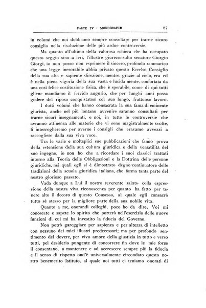 La giustizia amministrativa raccolta di decisioni e pareri del Consiglio di Stato, decisioni della Corte dei conti, sentenze della Cassazione di Roma, e decisioni delle Giunte provinciali amministrative