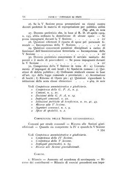 La giustizia amministrativa raccolta di decisioni e pareri del Consiglio di Stato, decisioni della Corte dei conti, sentenze della Cassazione di Roma, e decisioni delle Giunte provinciali amministrative