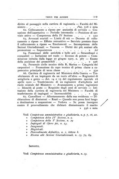 La giustizia amministrativa raccolta di decisioni e pareri del Consiglio di Stato, decisioni della Corte dei conti, sentenze della Cassazione di Roma, e decisioni delle Giunte provinciali amministrative