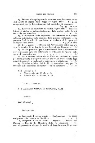 La giustizia amministrativa raccolta di decisioni e pareri del Consiglio di Stato, decisioni della Corte dei conti, sentenze della Cassazione di Roma, e decisioni delle Giunte provinciali amministrative