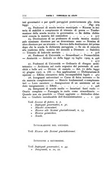 La giustizia amministrativa raccolta di decisioni e pareri del Consiglio di Stato, decisioni della Corte dei conti, sentenze della Cassazione di Roma, e decisioni delle Giunte provinciali amministrative