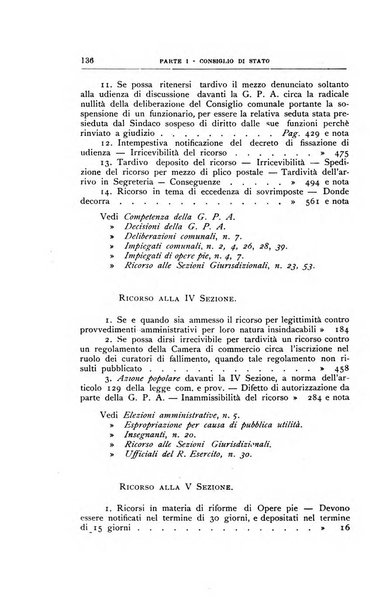 La giustizia amministrativa raccolta di decisioni e pareri del Consiglio di Stato, decisioni della Corte dei conti, sentenze della Cassazione di Roma, e decisioni delle Giunte provinciali amministrative