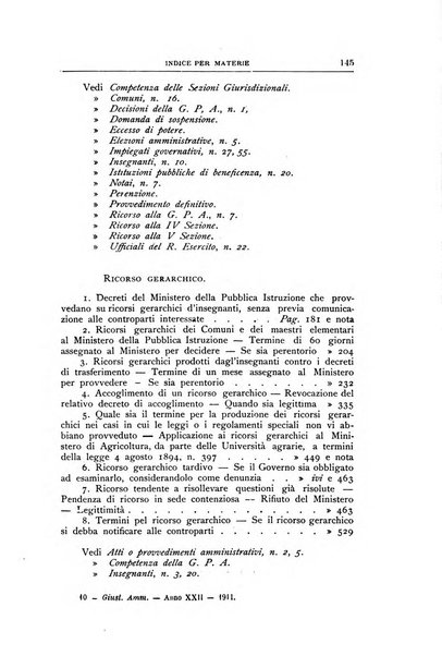 La giustizia amministrativa raccolta di decisioni e pareri del Consiglio di Stato, decisioni della Corte dei conti, sentenze della Cassazione di Roma, e decisioni delle Giunte provinciali amministrative