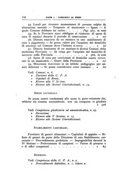 La giustizia amministrativa raccolta di decisioni e pareri del Consiglio di Stato, decisioni della Corte dei conti, sentenze della Cassazione di Roma, e decisioni delle Giunte provinciali amministrative