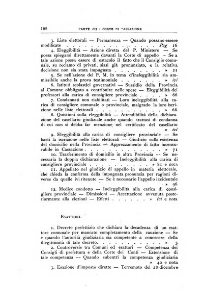 La giustizia amministrativa raccolta di decisioni e pareri del Consiglio di Stato, decisioni della Corte dei conti, sentenze della Cassazione di Roma, e decisioni delle Giunte provinciali amministrative