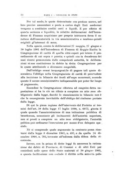 La giustizia amministrativa raccolta di decisioni e pareri del Consiglio di Stato, decisioni della Corte dei conti, sentenze della Cassazione di Roma, e decisioni delle Giunte provinciali amministrative