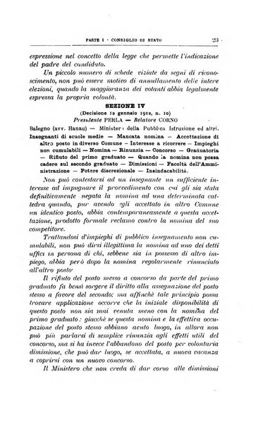 La giustizia amministrativa raccolta di decisioni e pareri del Consiglio di Stato, decisioni della Corte dei conti, sentenze della Cassazione di Roma, e decisioni delle Giunte provinciali amministrative