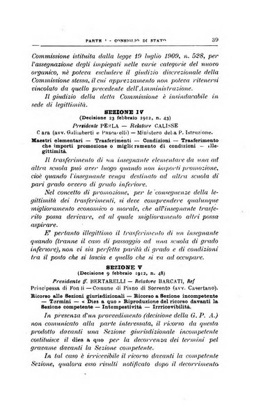 La giustizia amministrativa raccolta di decisioni e pareri del Consiglio di Stato, decisioni della Corte dei conti, sentenze della Cassazione di Roma, e decisioni delle Giunte provinciali amministrative