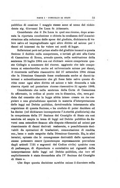 La giustizia amministrativa raccolta di decisioni e pareri del Consiglio di Stato, decisioni della Corte dei conti, sentenze della Cassazione di Roma, e decisioni delle Giunte provinciali amministrative