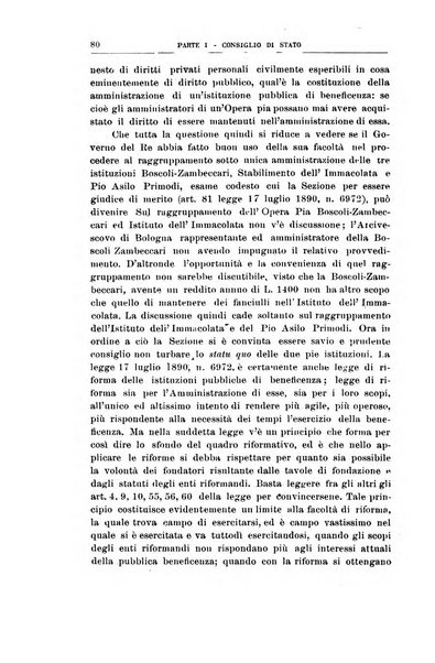 La giustizia amministrativa raccolta di decisioni e pareri del Consiglio di Stato, decisioni della Corte dei conti, sentenze della Cassazione di Roma, e decisioni delle Giunte provinciali amministrative