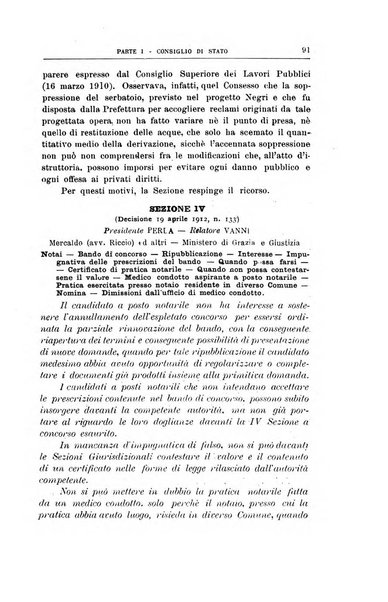 La giustizia amministrativa raccolta di decisioni e pareri del Consiglio di Stato, decisioni della Corte dei conti, sentenze della Cassazione di Roma, e decisioni delle Giunte provinciali amministrative