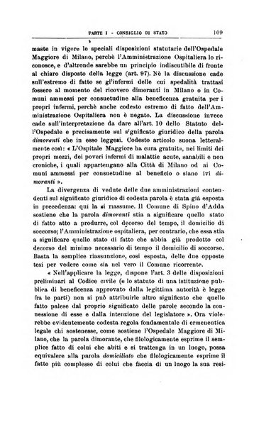 La giustizia amministrativa raccolta di decisioni e pareri del Consiglio di Stato, decisioni della Corte dei conti, sentenze della Cassazione di Roma, e decisioni delle Giunte provinciali amministrative