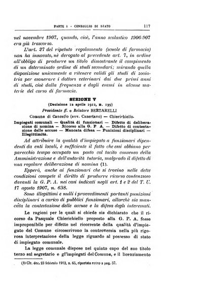 La giustizia amministrativa raccolta di decisioni e pareri del Consiglio di Stato, decisioni della Corte dei conti, sentenze della Cassazione di Roma, e decisioni delle Giunte provinciali amministrative