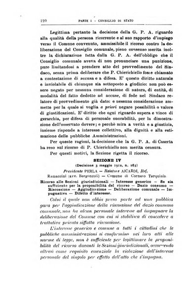 La giustizia amministrativa raccolta di decisioni e pareri del Consiglio di Stato, decisioni della Corte dei conti, sentenze della Cassazione di Roma, e decisioni delle Giunte provinciali amministrative