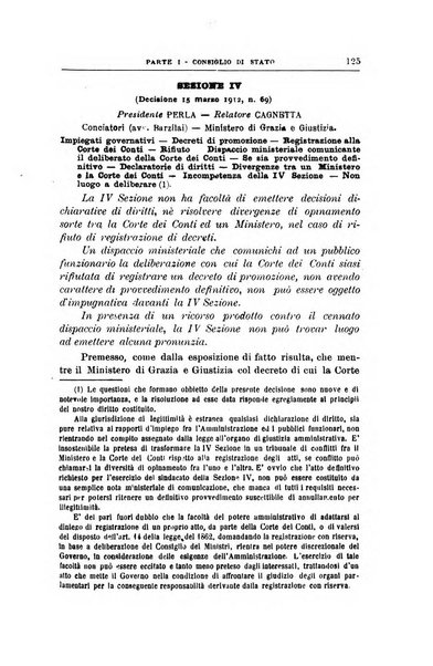 La giustizia amministrativa raccolta di decisioni e pareri del Consiglio di Stato, decisioni della Corte dei conti, sentenze della Cassazione di Roma, e decisioni delle Giunte provinciali amministrative