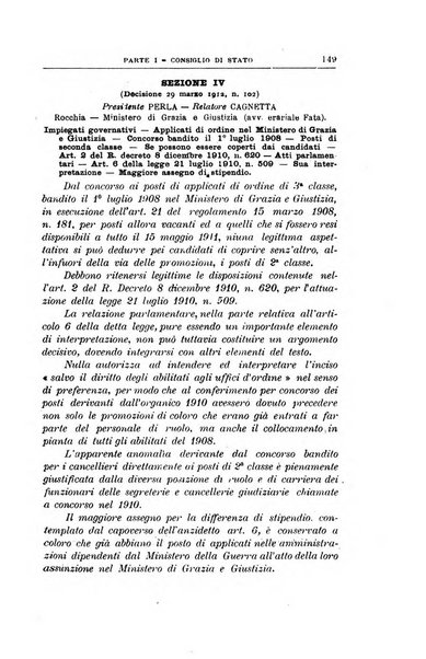 La giustizia amministrativa raccolta di decisioni e pareri del Consiglio di Stato, decisioni della Corte dei conti, sentenze della Cassazione di Roma, e decisioni delle Giunte provinciali amministrative