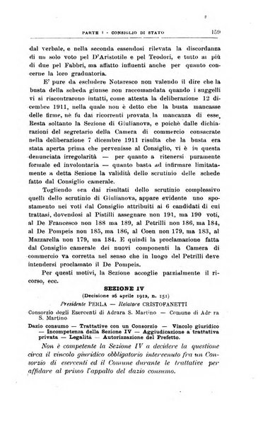 La giustizia amministrativa raccolta di decisioni e pareri del Consiglio di Stato, decisioni della Corte dei conti, sentenze della Cassazione di Roma, e decisioni delle Giunte provinciali amministrative