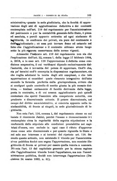 La giustizia amministrativa raccolta di decisioni e pareri del Consiglio di Stato, decisioni della Corte dei conti, sentenze della Cassazione di Roma, e decisioni delle Giunte provinciali amministrative