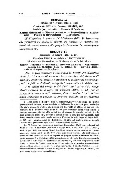 La giustizia amministrativa raccolta di decisioni e pareri del Consiglio di Stato, decisioni della Corte dei conti, sentenze della Cassazione di Roma, e decisioni delle Giunte provinciali amministrative