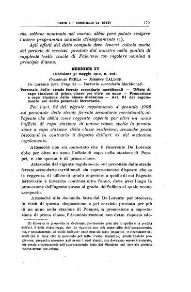 La giustizia amministrativa raccolta di decisioni e pareri del Consiglio di Stato, decisioni della Corte dei conti, sentenze della Cassazione di Roma, e decisioni delle Giunte provinciali amministrative