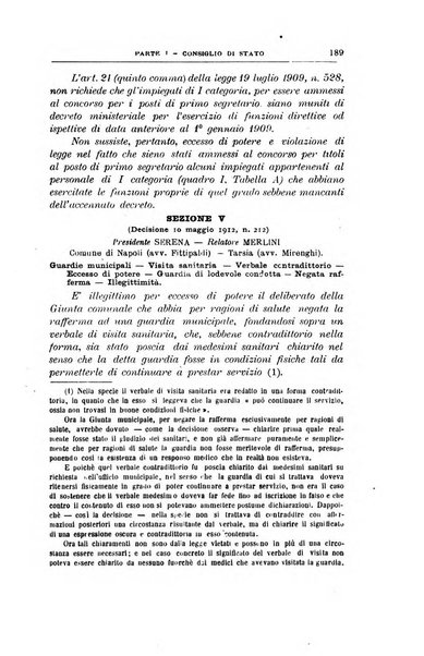 La giustizia amministrativa raccolta di decisioni e pareri del Consiglio di Stato, decisioni della Corte dei conti, sentenze della Cassazione di Roma, e decisioni delle Giunte provinciali amministrative