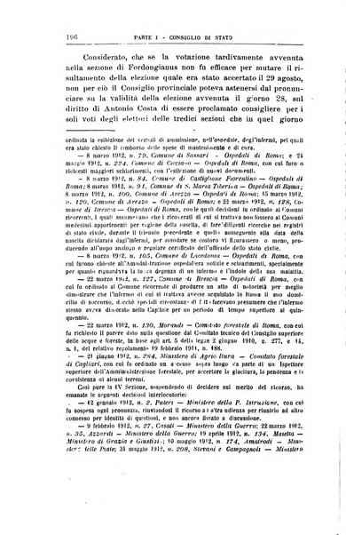 La giustizia amministrativa raccolta di decisioni e pareri del Consiglio di Stato, decisioni della Corte dei conti, sentenze della Cassazione di Roma, e decisioni delle Giunte provinciali amministrative