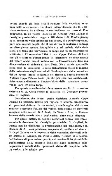 La giustizia amministrativa raccolta di decisioni e pareri del Consiglio di Stato, decisioni della Corte dei conti, sentenze della Cassazione di Roma, e decisioni delle Giunte provinciali amministrative