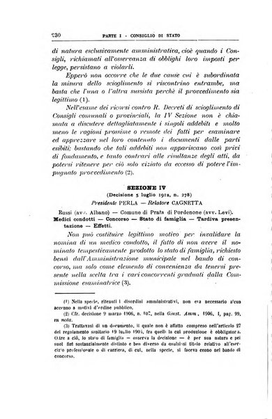 La giustizia amministrativa raccolta di decisioni e pareri del Consiglio di Stato, decisioni della Corte dei conti, sentenze della Cassazione di Roma, e decisioni delle Giunte provinciali amministrative