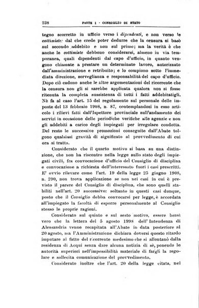 La giustizia amministrativa raccolta di decisioni e pareri del Consiglio di Stato, decisioni della Corte dei conti, sentenze della Cassazione di Roma, e decisioni delle Giunte provinciali amministrative