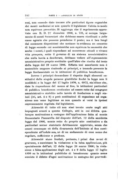 La giustizia amministrativa raccolta di decisioni e pareri del Consiglio di Stato, decisioni della Corte dei conti, sentenze della Cassazione di Roma, e decisioni delle Giunte provinciali amministrative