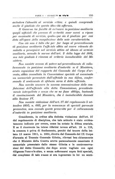 La giustizia amministrativa raccolta di decisioni e pareri del Consiglio di Stato, decisioni della Corte dei conti, sentenze della Cassazione di Roma, e decisioni delle Giunte provinciali amministrative