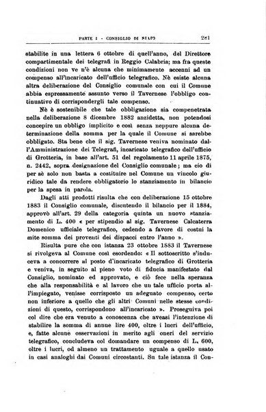 La giustizia amministrativa raccolta di decisioni e pareri del Consiglio di Stato, decisioni della Corte dei conti, sentenze della Cassazione di Roma, e decisioni delle Giunte provinciali amministrative