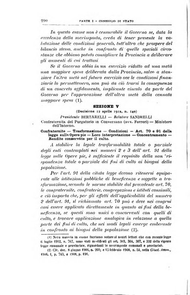 La giustizia amministrativa raccolta di decisioni e pareri del Consiglio di Stato, decisioni della Corte dei conti, sentenze della Cassazione di Roma, e decisioni delle Giunte provinciali amministrative