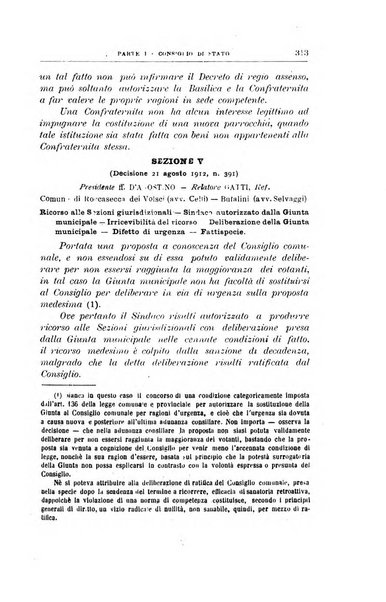 La giustizia amministrativa raccolta di decisioni e pareri del Consiglio di Stato, decisioni della Corte dei conti, sentenze della Cassazione di Roma, e decisioni delle Giunte provinciali amministrative