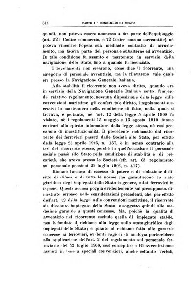 La giustizia amministrativa raccolta di decisioni e pareri del Consiglio di Stato, decisioni della Corte dei conti, sentenze della Cassazione di Roma, e decisioni delle Giunte provinciali amministrative