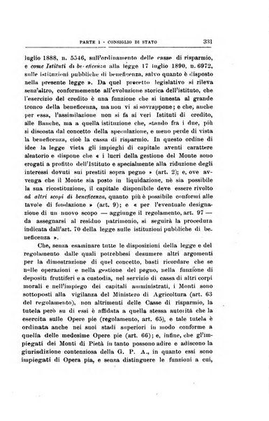 La giustizia amministrativa raccolta di decisioni e pareri del Consiglio di Stato, decisioni della Corte dei conti, sentenze della Cassazione di Roma, e decisioni delle Giunte provinciali amministrative