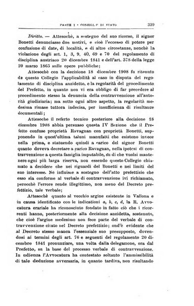 La giustizia amministrativa raccolta di decisioni e pareri del Consiglio di Stato, decisioni della Corte dei conti, sentenze della Cassazione di Roma, e decisioni delle Giunte provinciali amministrative