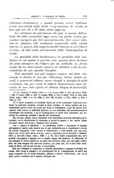 La giustizia amministrativa raccolta di decisioni e pareri del Consiglio di Stato, decisioni della Corte dei conti, sentenze della Cassazione di Roma, e decisioni delle Giunte provinciali amministrative