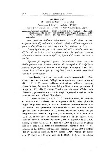 La giustizia amministrativa raccolta di decisioni e pareri del Consiglio di Stato, decisioni della Corte dei conti, sentenze della Cassazione di Roma, e decisioni delle Giunte provinciali amministrative