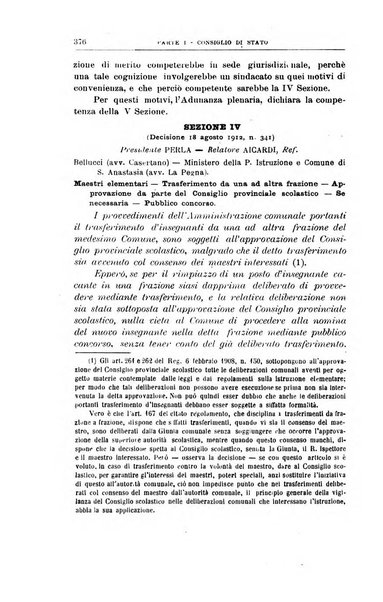 La giustizia amministrativa raccolta di decisioni e pareri del Consiglio di Stato, decisioni della Corte dei conti, sentenze della Cassazione di Roma, e decisioni delle Giunte provinciali amministrative