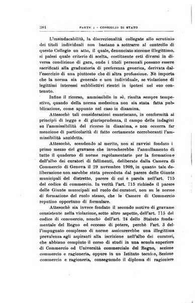 La giustizia amministrativa raccolta di decisioni e pareri del Consiglio di Stato, decisioni della Corte dei conti, sentenze della Cassazione di Roma, e decisioni delle Giunte provinciali amministrative