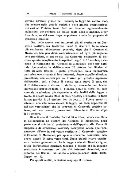 La giustizia amministrativa raccolta di decisioni e pareri del Consiglio di Stato, decisioni della Corte dei conti, sentenze della Cassazione di Roma, e decisioni delle Giunte provinciali amministrative