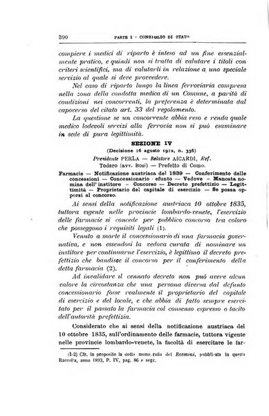 La giustizia amministrativa raccolta di decisioni e pareri del Consiglio di Stato, decisioni della Corte dei conti, sentenze della Cassazione di Roma, e decisioni delle Giunte provinciali amministrative