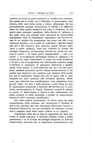 La giustizia amministrativa raccolta di decisioni e pareri del Consiglio di Stato, decisioni della Corte dei conti, sentenze della Cassazione di Roma, e decisioni delle Giunte provinciali amministrative