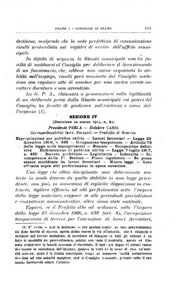 La giustizia amministrativa raccolta di decisioni e pareri del Consiglio di Stato, decisioni della Corte dei conti, sentenze della Cassazione di Roma, e decisioni delle Giunte provinciali amministrative