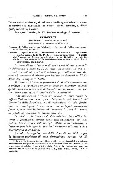 La giustizia amministrativa raccolta di decisioni e pareri del Consiglio di Stato, decisioni della Corte dei conti, sentenze della Cassazione di Roma, e decisioni delle Giunte provinciali amministrative