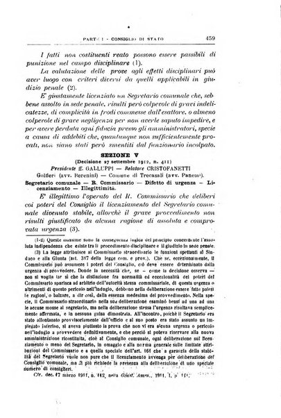 La giustizia amministrativa raccolta di decisioni e pareri del Consiglio di Stato, decisioni della Corte dei conti, sentenze della Cassazione di Roma, e decisioni delle Giunte provinciali amministrative