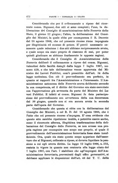 La giustizia amministrativa raccolta di decisioni e pareri del Consiglio di Stato, decisioni della Corte dei conti, sentenze della Cassazione di Roma, e decisioni delle Giunte provinciali amministrative