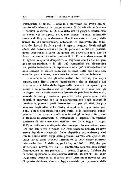 La giustizia amministrativa raccolta di decisioni e pareri del Consiglio di Stato, decisioni della Corte dei conti, sentenze della Cassazione di Roma, e decisioni delle Giunte provinciali amministrative